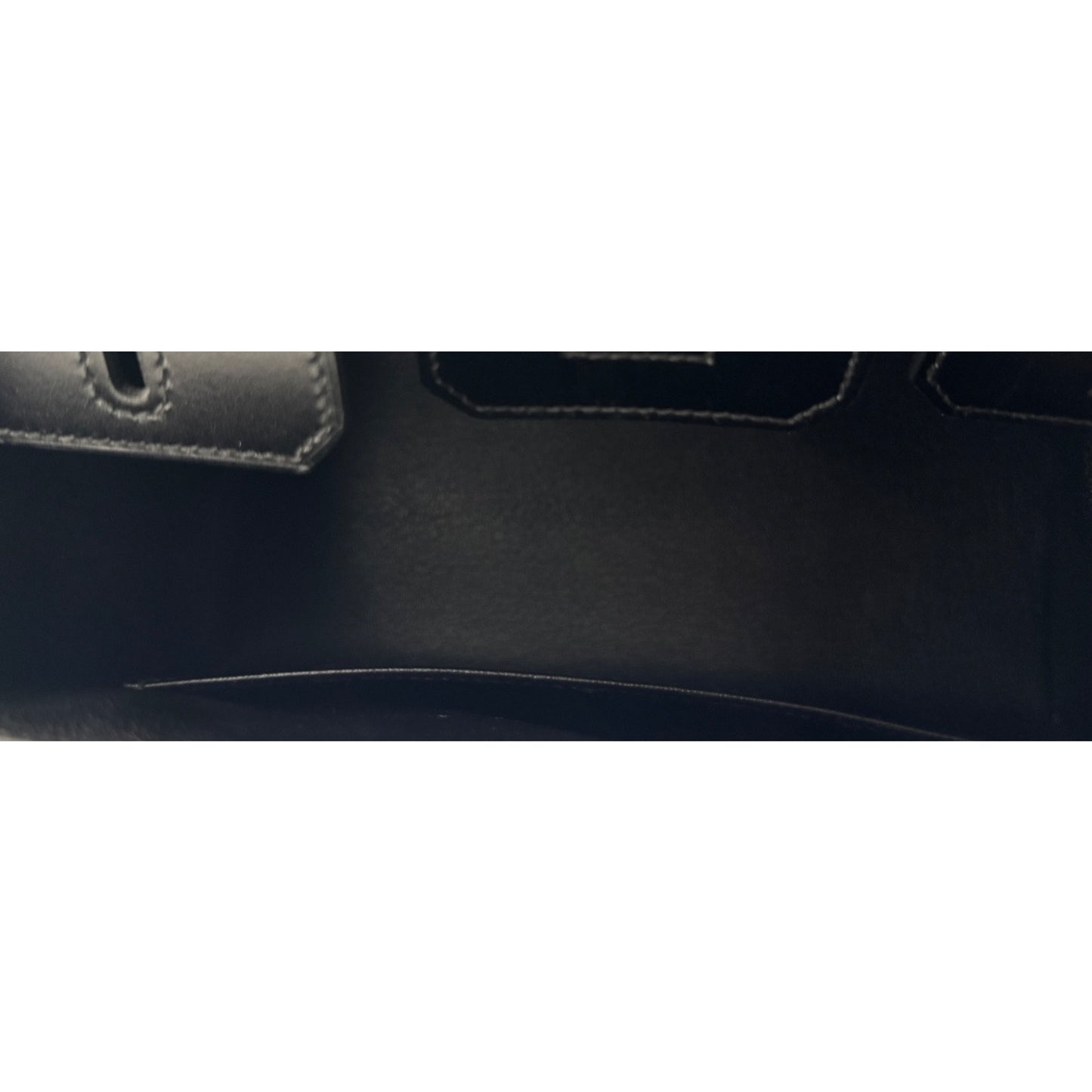 Hermes Birkin 25 Sellier Black Noir Box Leather Palladium Hardware NEW RARE