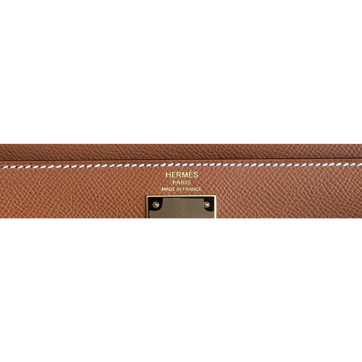 Hermes Kelly 28 Sellier Gold Tan Epsom Leather Gold Hardware RARE