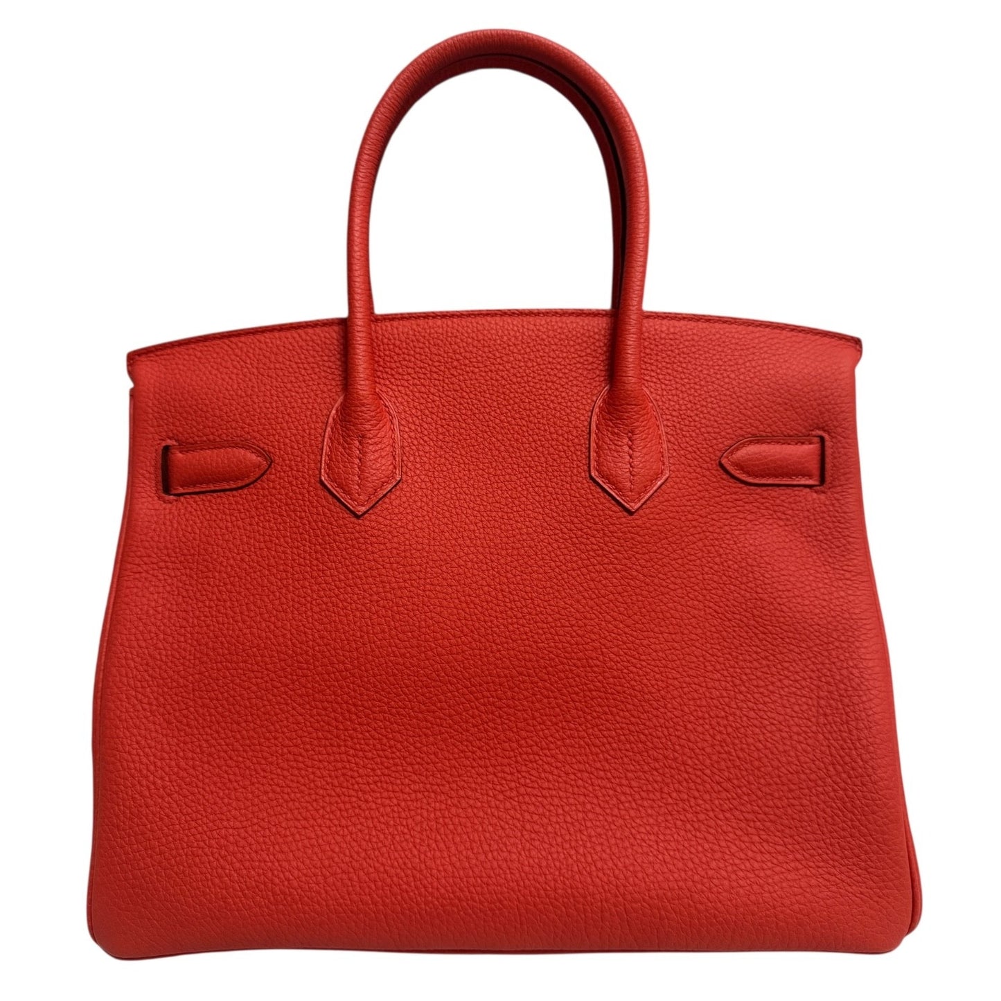 Hermes Birkin 30 Rouge Pivoine Red Togo Leather Palladium Hardware