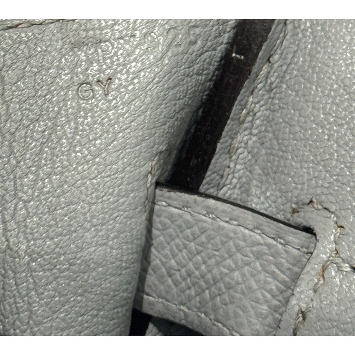 Hermes Birkin 30 Blue Glacier Gray Epsom Leather Gold Hardware Rare