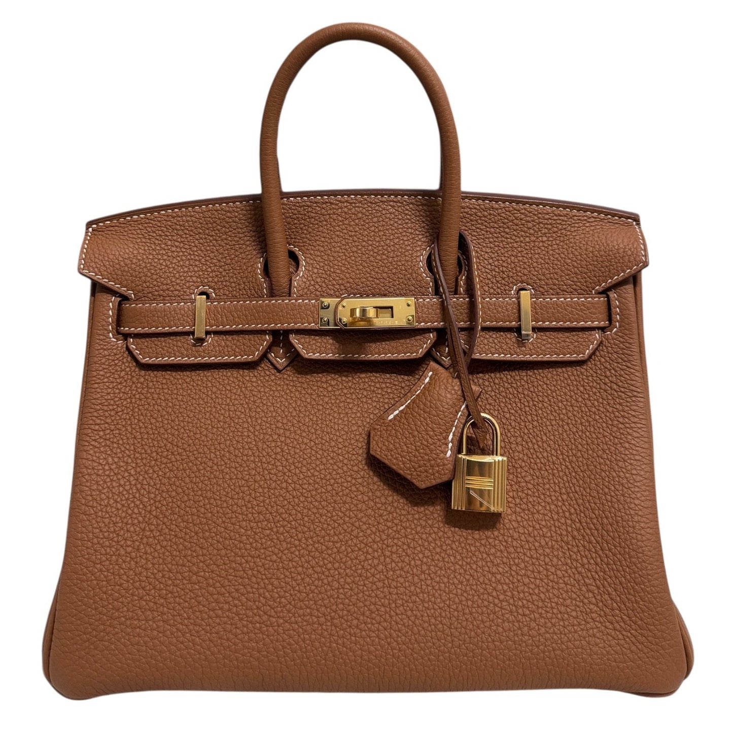 Hermes Birkin 25 Gold Tan Togo Leather Gold Hardware