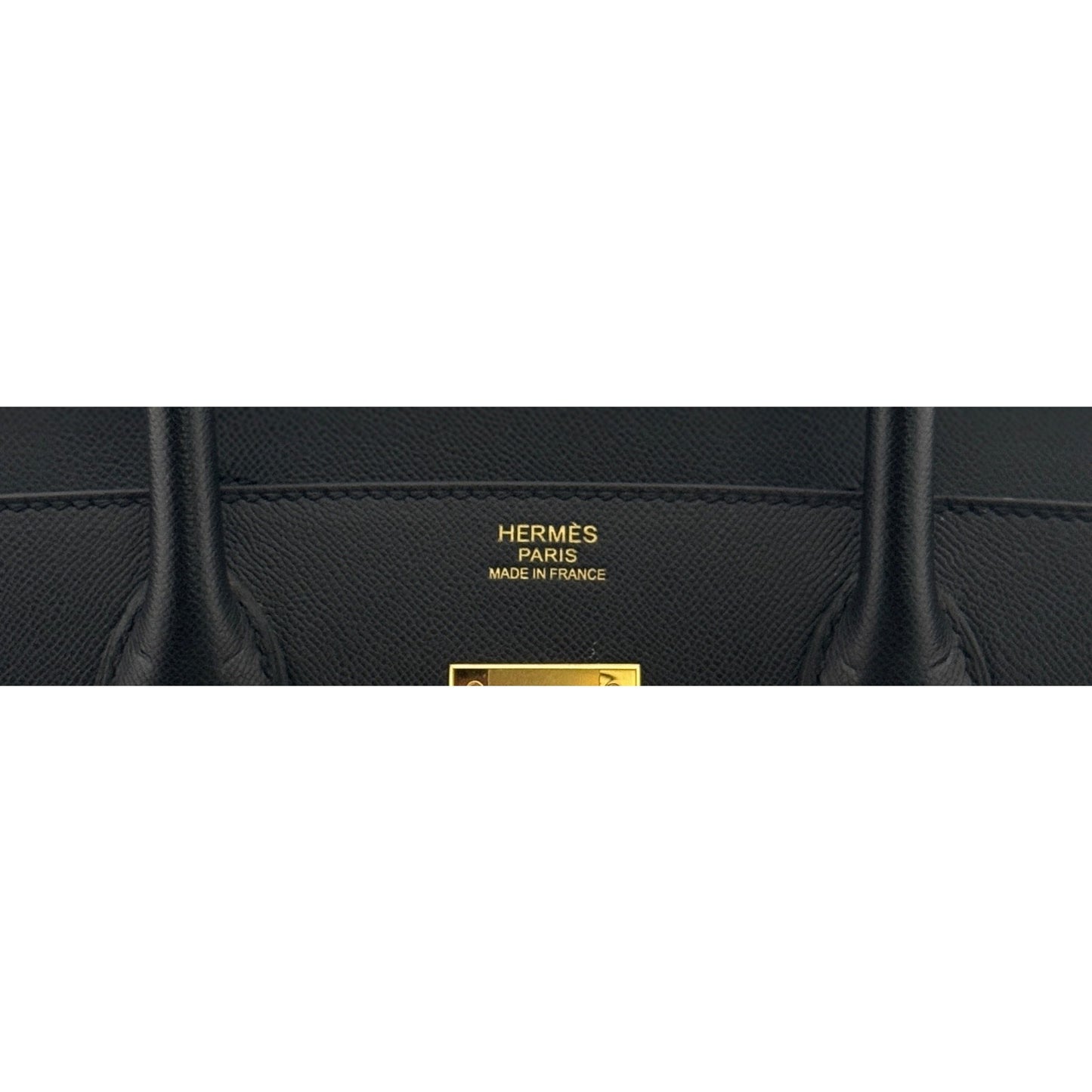 Hermes Birkin 30 Sellier Black Noir Madame Leather Gold Hardware RARE