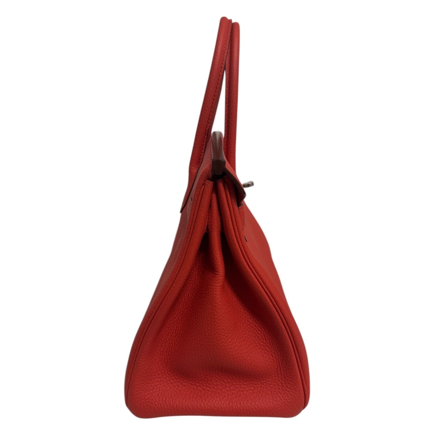 Hermes Birkin 30 Rouge Pivoine Red Togo Leather Palladium Hardware
