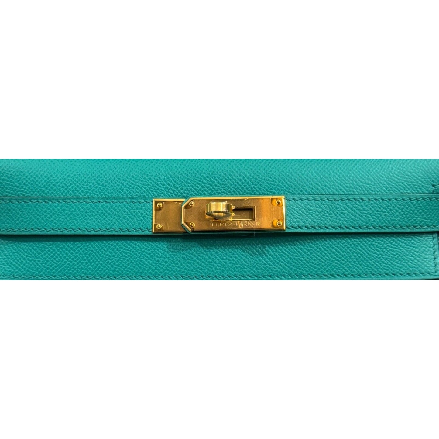 Hermes Kelly 28 Sellier Vert Verone Green Epsom Leather Gold Hardware