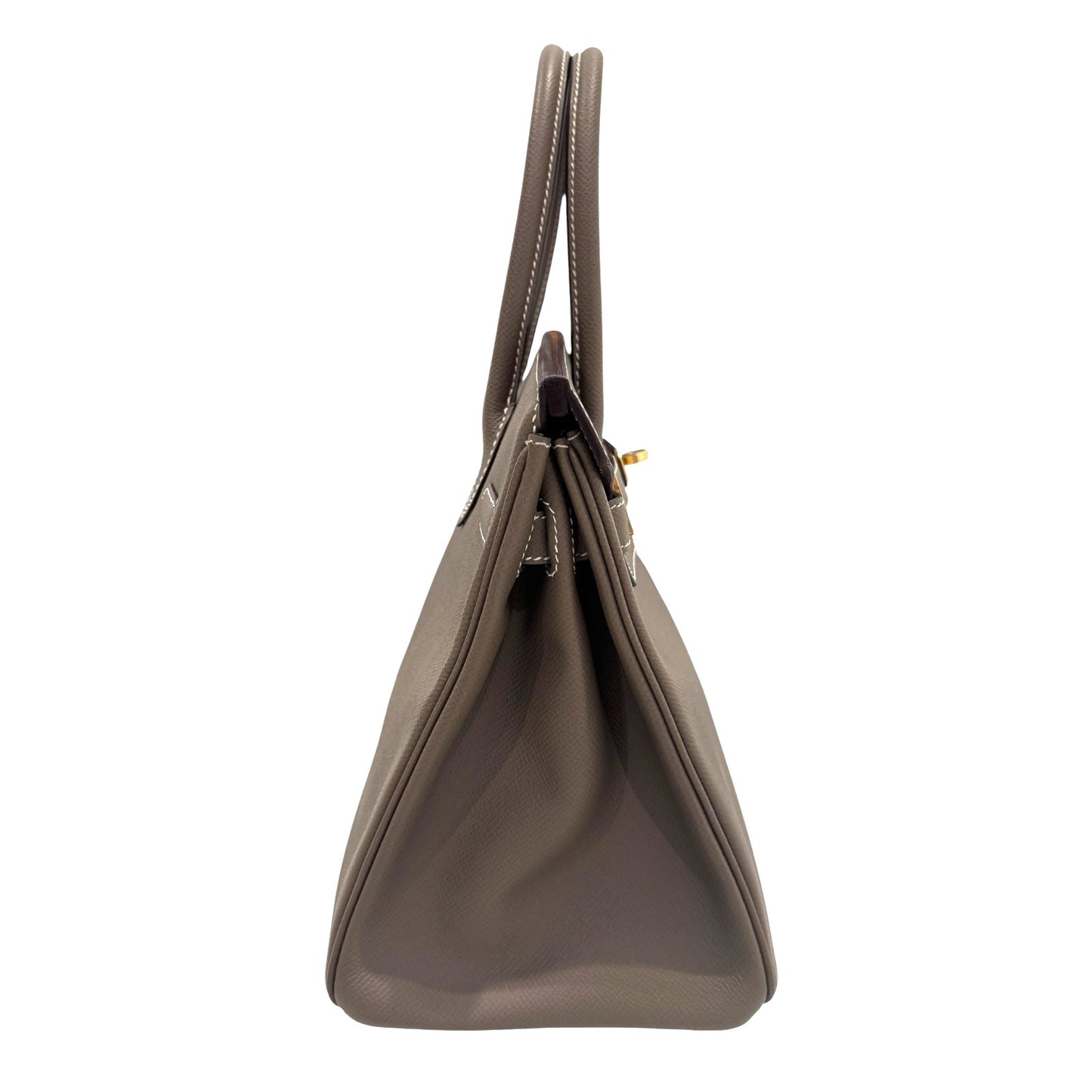 Hermes Birkin 30 Etoupe Gray Epsom Leather Gold Hardware