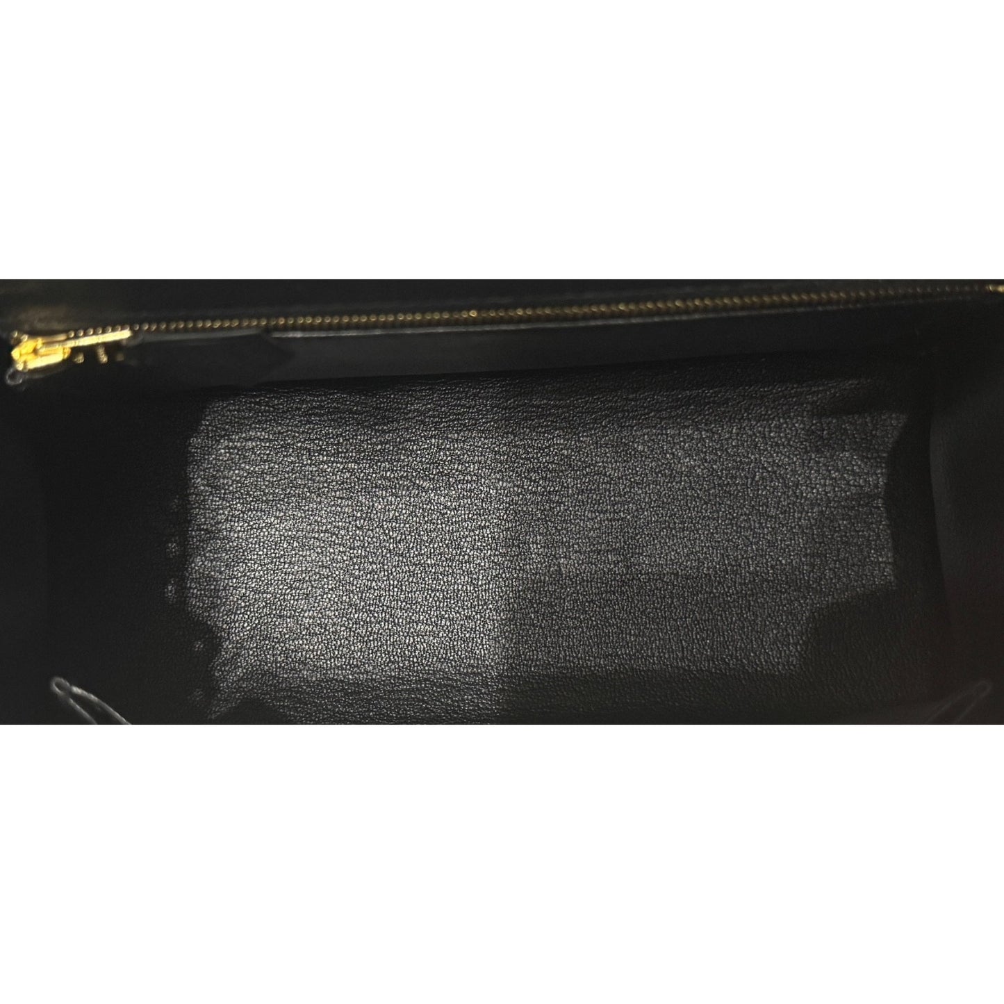 Hermes Kelly 25 Sellier Black Noir Epsom Leather Gold Hardware