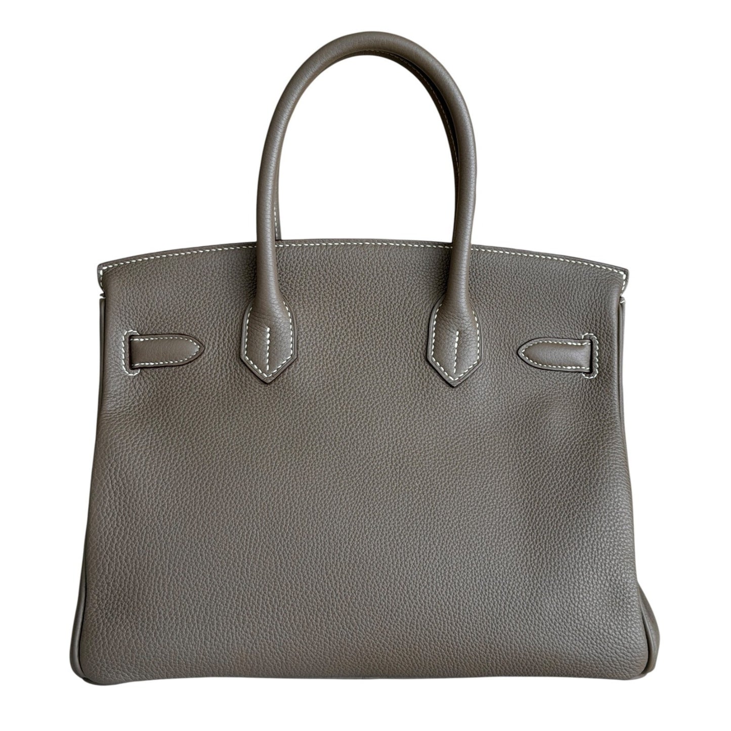 Hermes Birkin 30 Etoupe Gray Togo Leather Gold Hardware