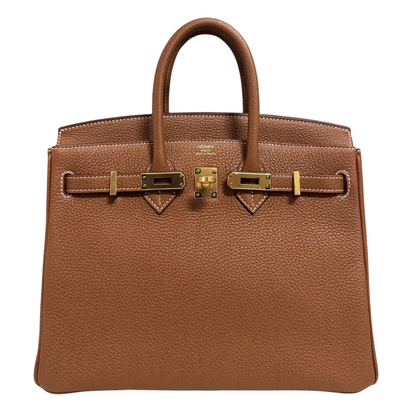Hermes Birkin 25 Gold Tan Togo Leather Gold Hardware