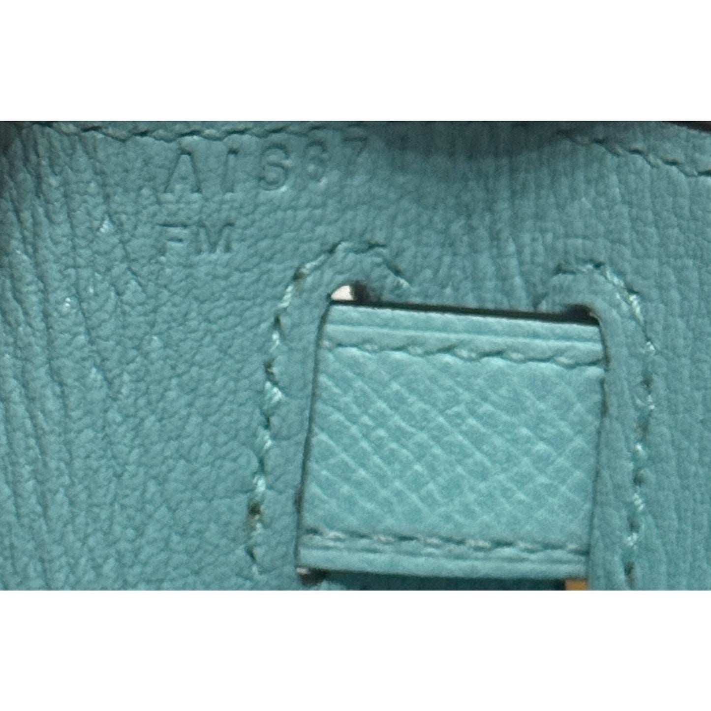 Hermes Kelly 28 Sellier Blue Atoll Epsom Leather Gold Hardware