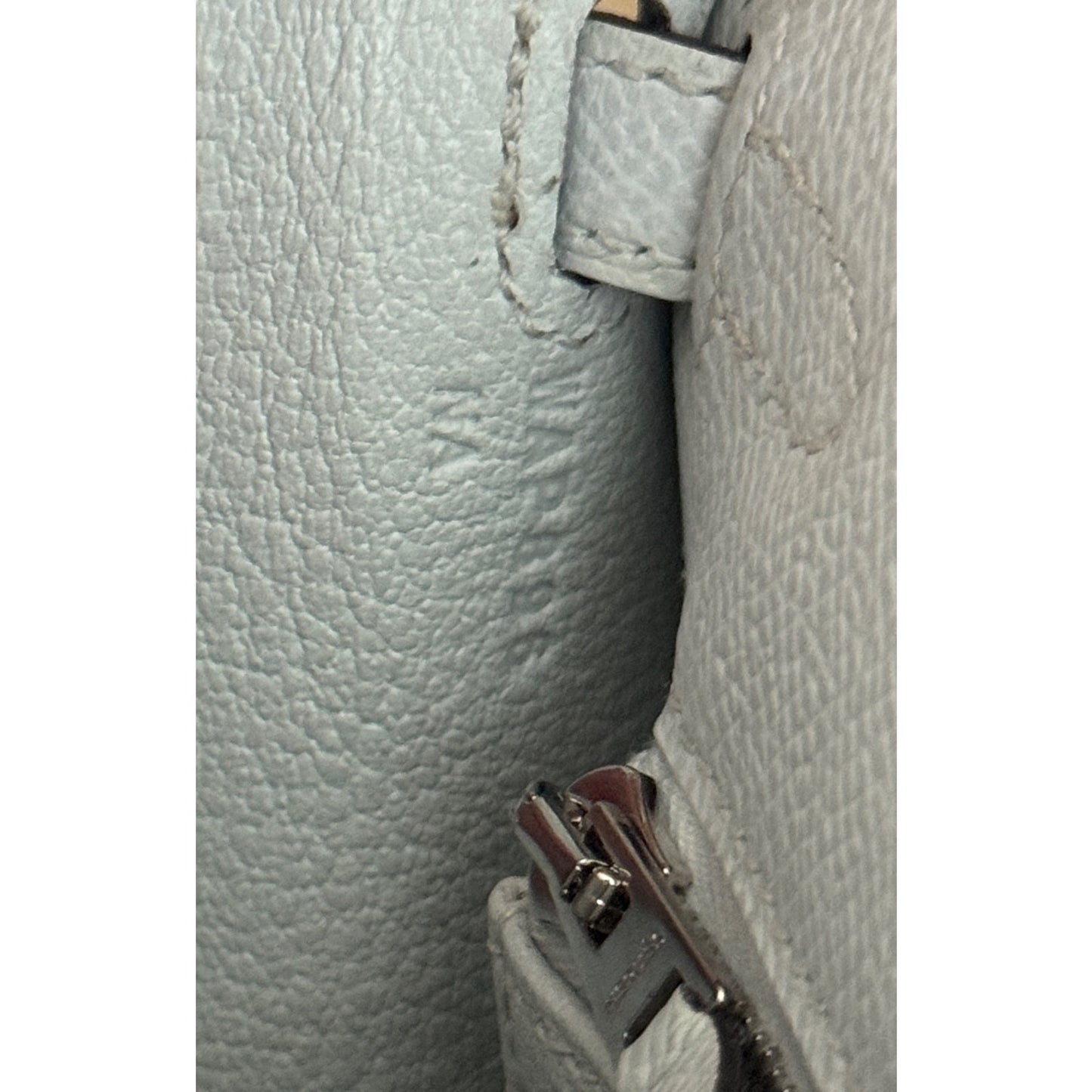 Hermes Kelly 25 Sellier Gris Platine Gray Epsom Leather Electrum Hardware