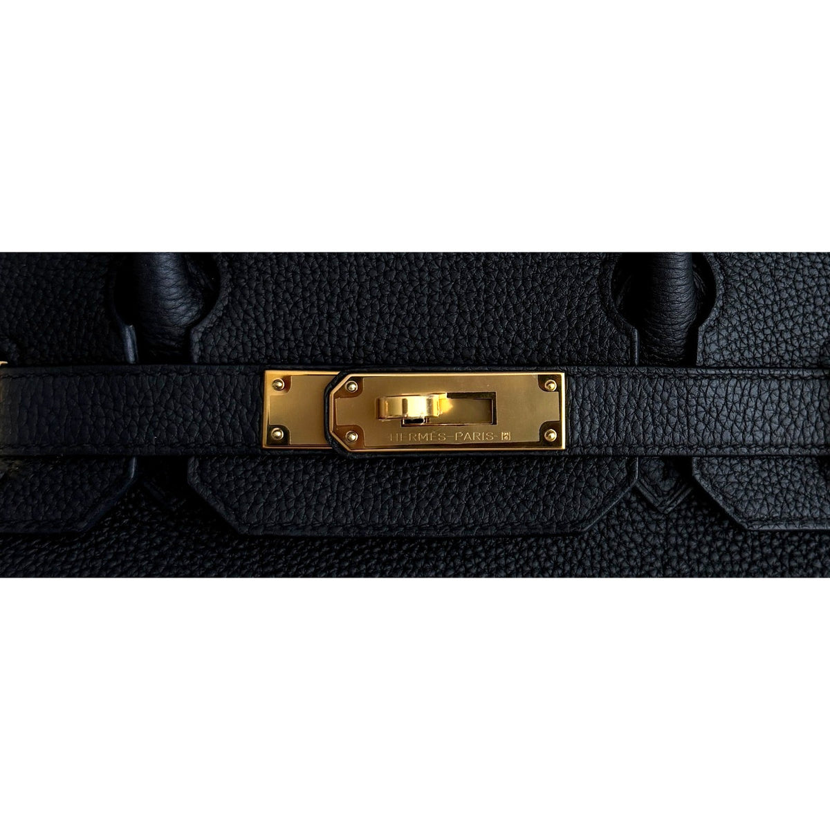Hermes Birkin 30 Black Noir Togo Leather Gold Hardware Handbag