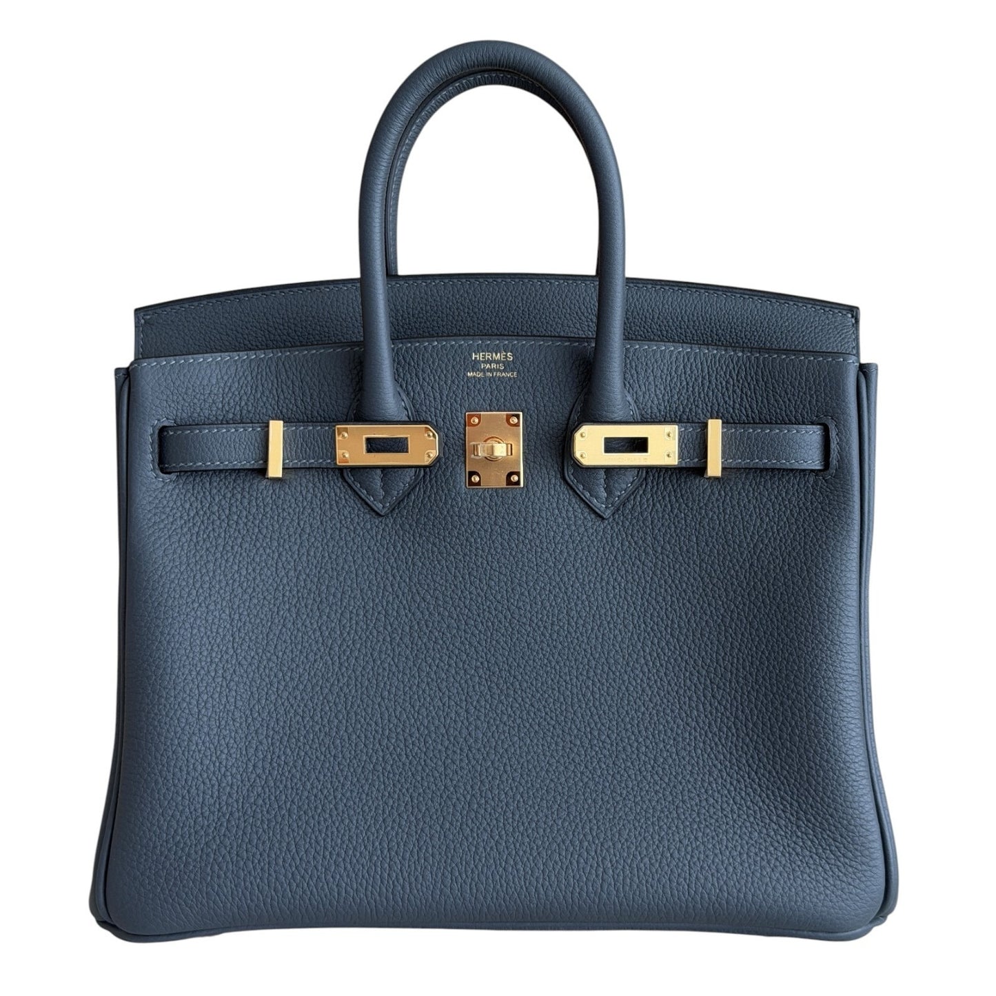 Hermes Birkin 25 Gris Misty Gray Blue Togo Leather Gold Hardware 2026