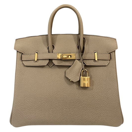 Hermes Birkin 25 Beige Marfa Togo Leather Gold Hardware NEW 2024