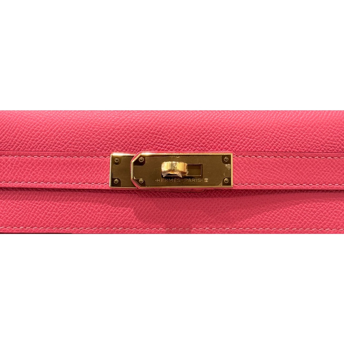 Hermes Kelly 28 Sellier Pink Rose Azalee Azalea Epsom Leather Gold Hardware