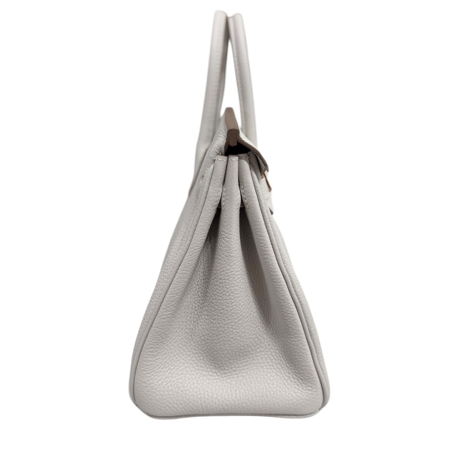 Hermes Birkin 25 Gris Pale Gray Togo Leather Gold Hardware 2024