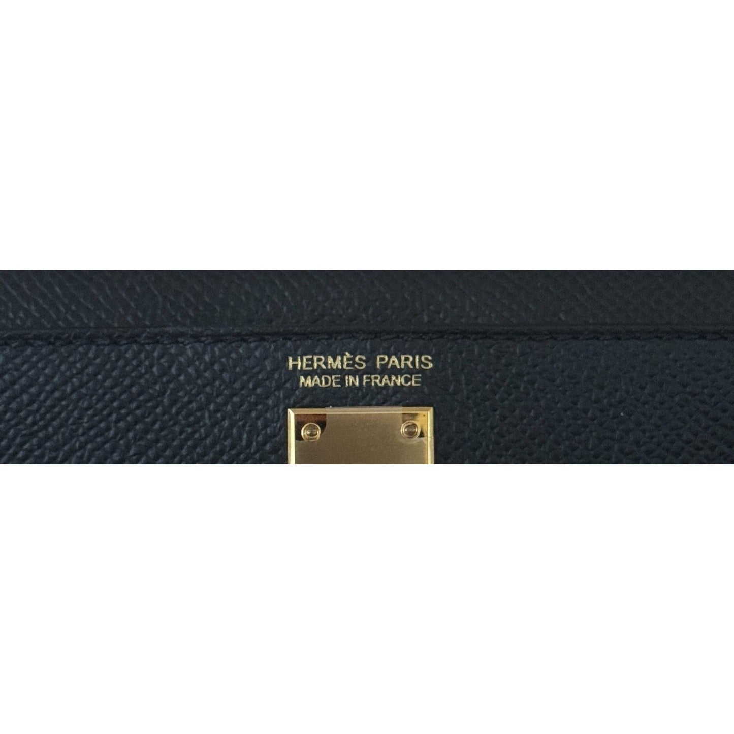 Hermes Kelly Mini 20 Black Noir Epsom Leather Gold Hardware