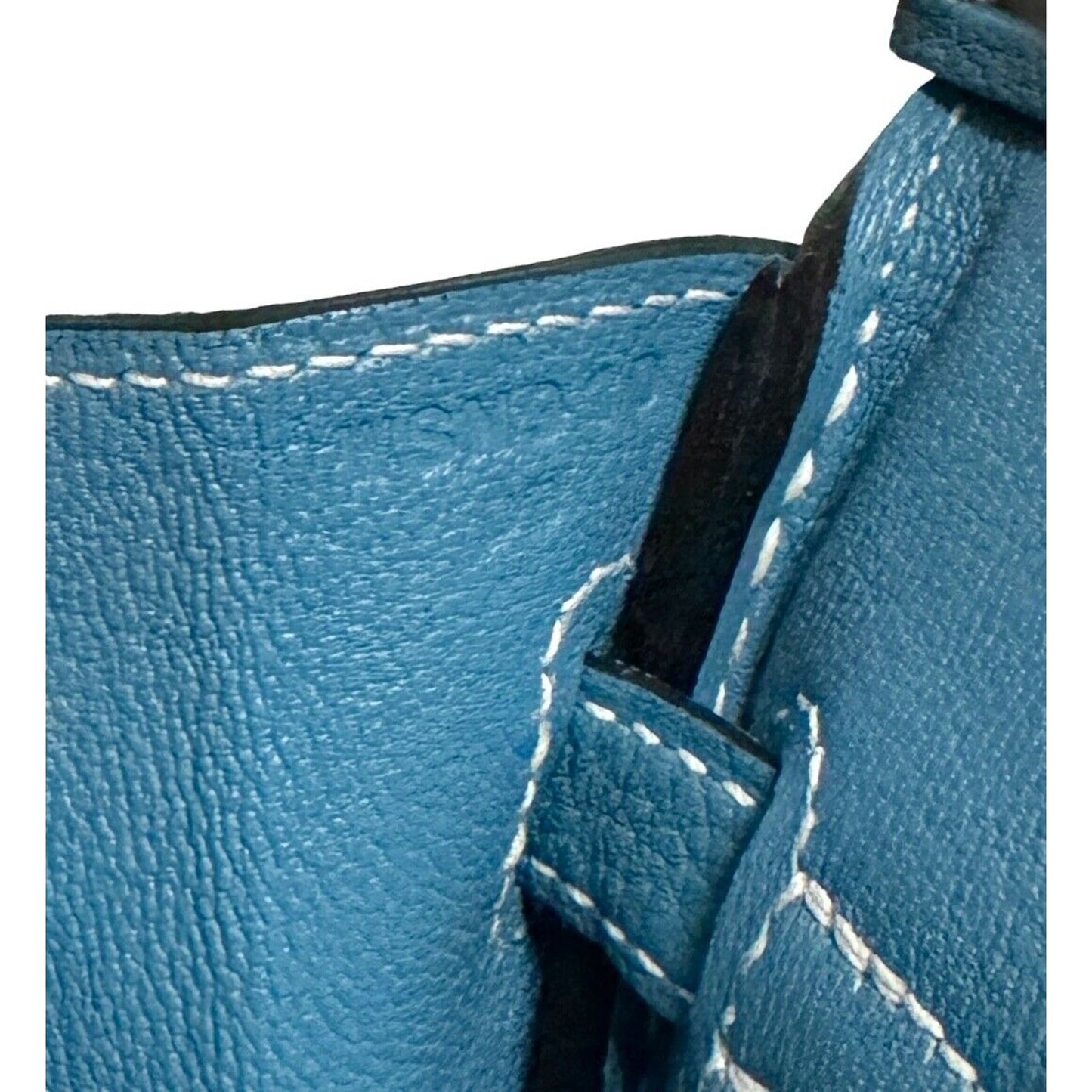 Hermes Birkin 25 Blue Jean Togo Leather Gold Hardware 2024