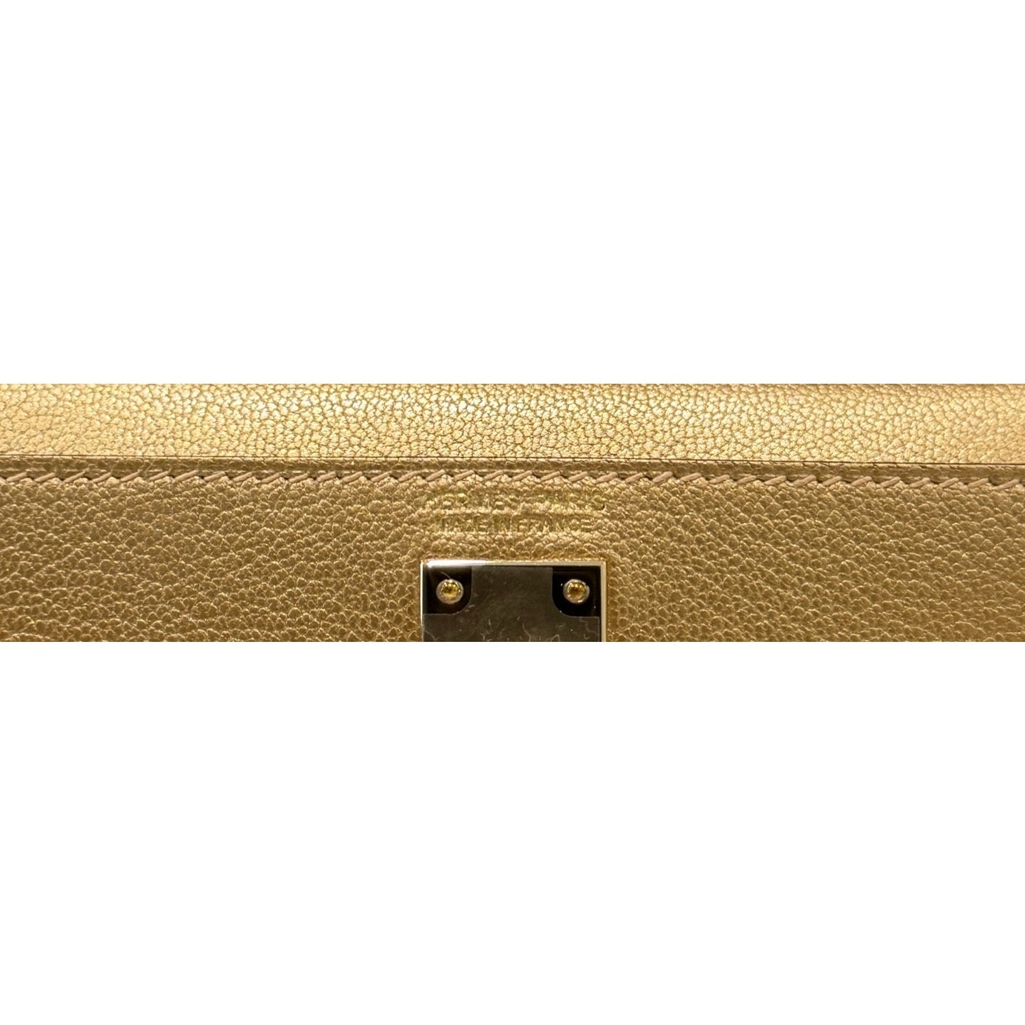 Hermès Kelly Mini 20 Dore Gold Chevre Chamkilight Permabrass Hardware RARE