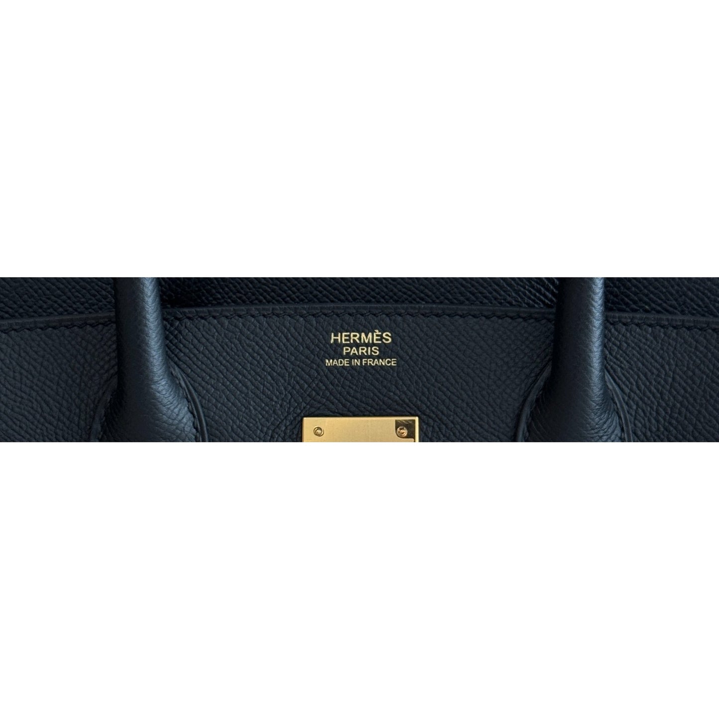 Hermes Birkin 30 Black Noir Epsom Leather Gold Hardware RARE