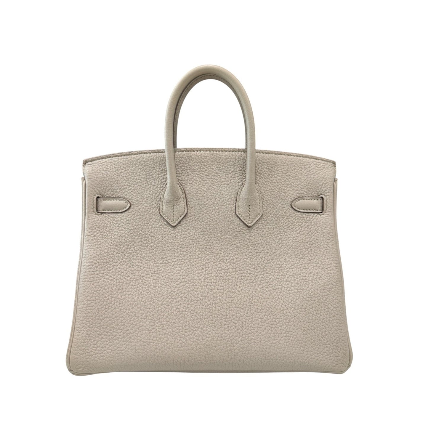 Hermes Birkin 25 Beton Cream Togo Leather Palladium Hardware Rare
