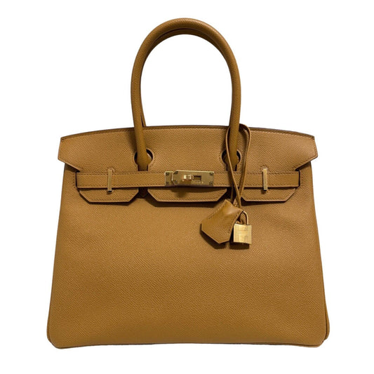 Hermes Birkin 30 Sesame Tan Epsom Leather Gold Hardware