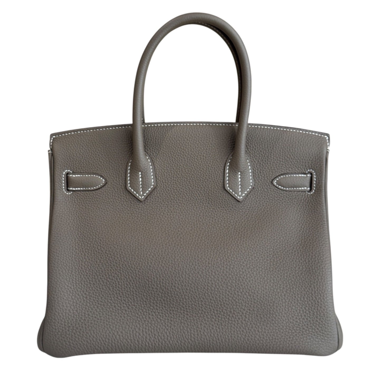 Hermes Birkin 30 Etoupe Gray Togo Leather Gold Hardware