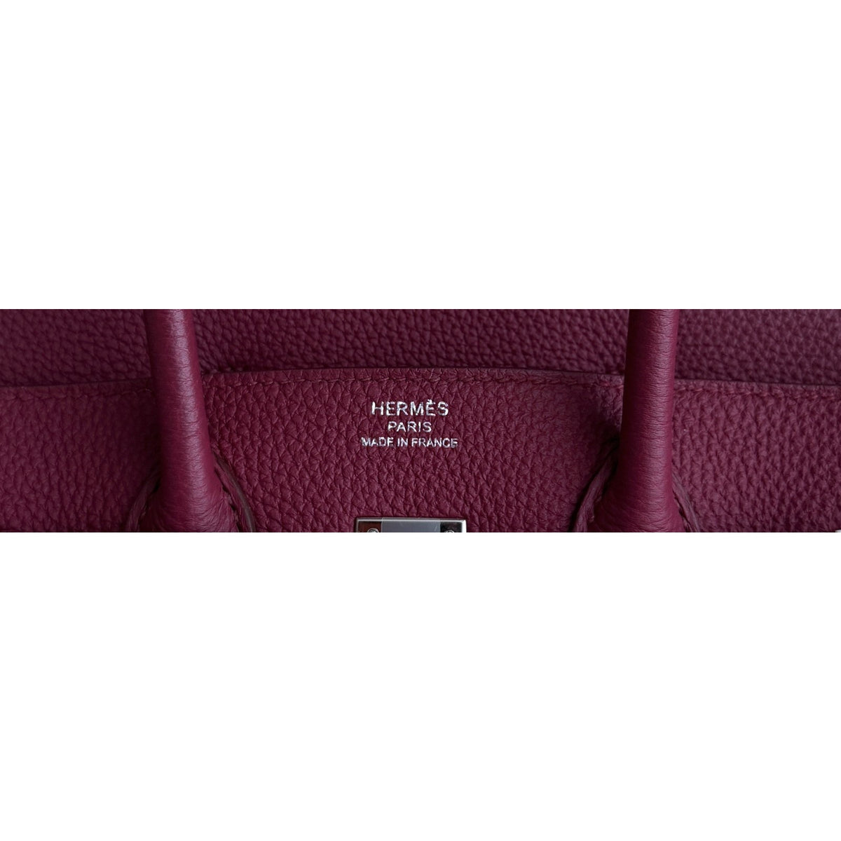 Hermes Birkin 25 Rouge Grenat Red Togo Leather Palladium Hardware RARE