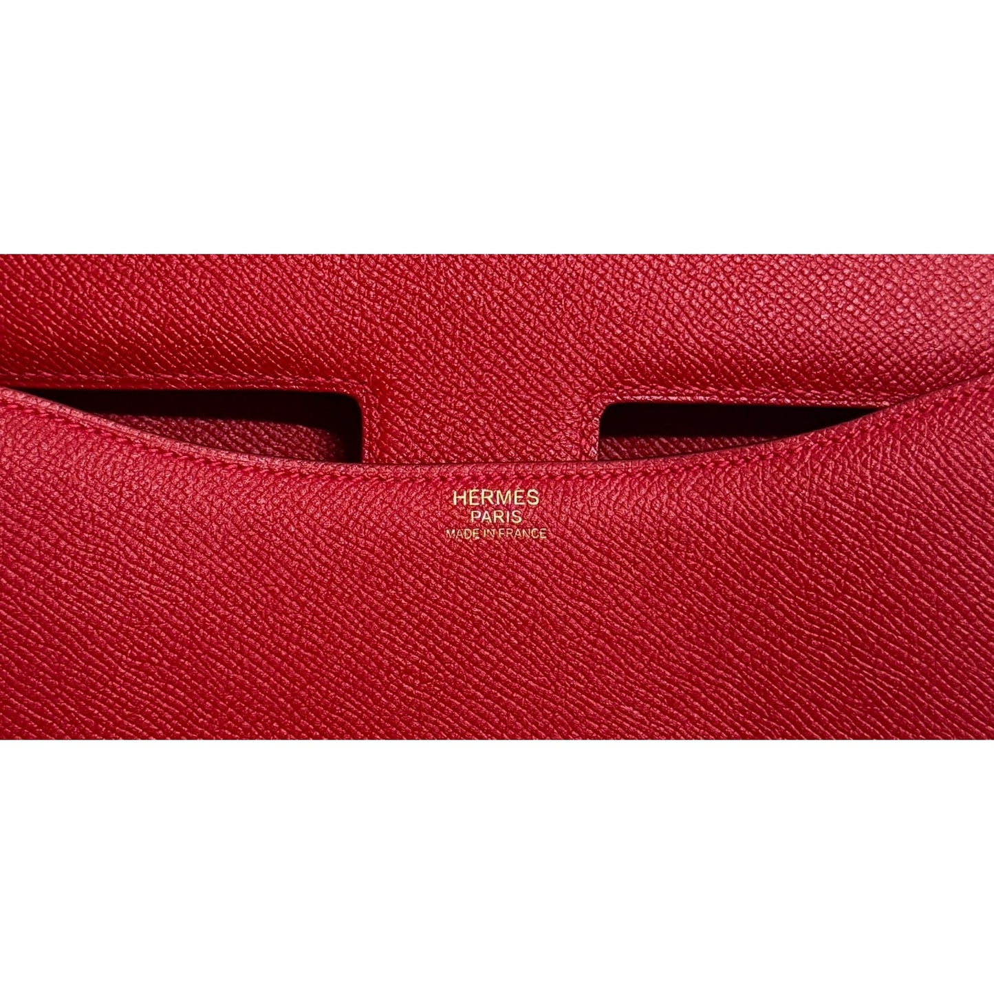 Hermes Constance 24 Rouge Casaque Red Epsom Leather Gold Hardware