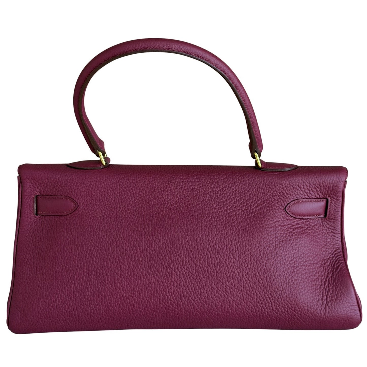 Hermes Birkin Shoulder JPG 42 Fringe Ruby Red Leather Gold Hardware RARE