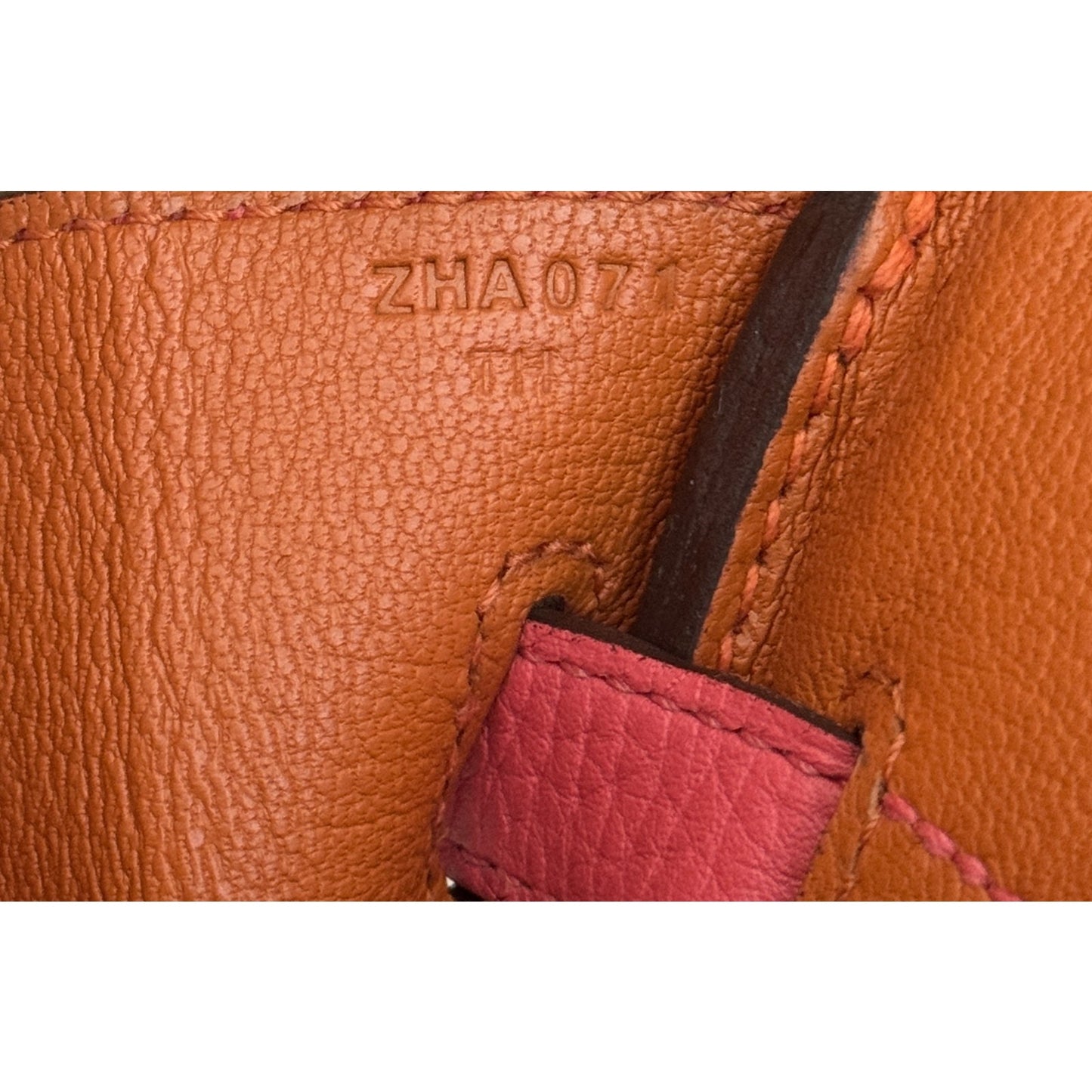 Hermes Birkin 30 Verso Rose Texas Pink Orange Togo Leather Palladium Hardware