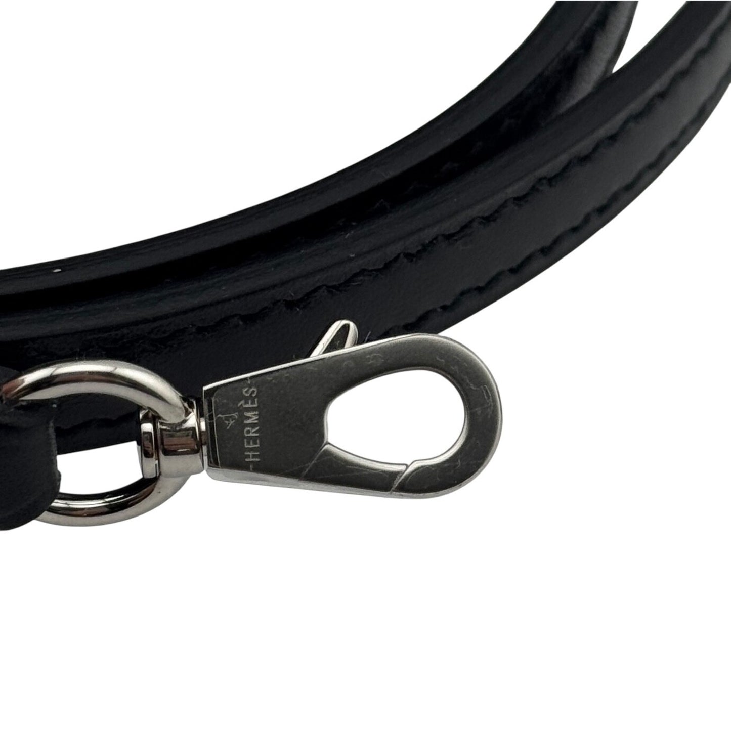 Hermes Kelly Mini 20 Black Noir Leather Palladium Hardware RARE 2025