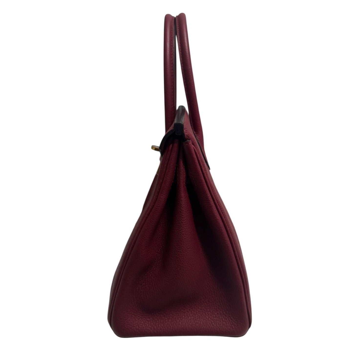 Hermes Birkin 30 Rouge Grenat Red Togo Leather Gold Hardware