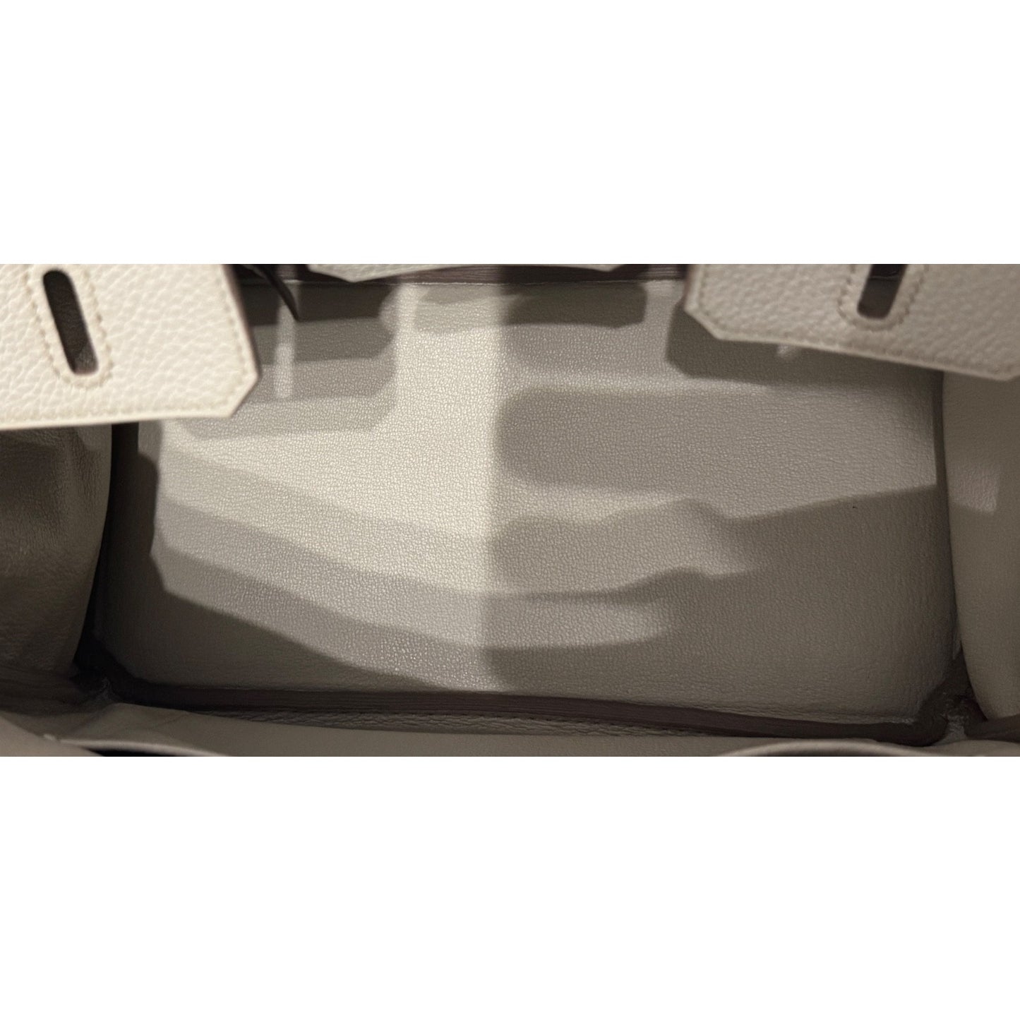 Hermes Birkin 25 Beton Beige Cream Togo Leather Gold Hardware