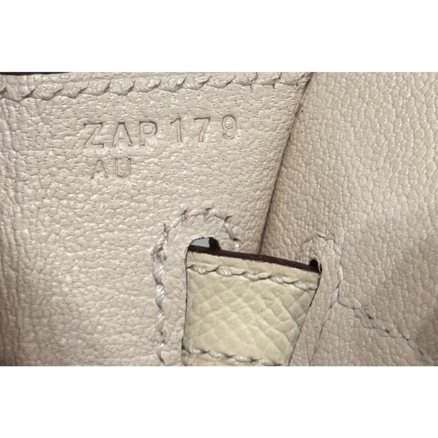 Hermes Birkin 25 Sellier Nata Cream White Epsom Leather Gold Hardware