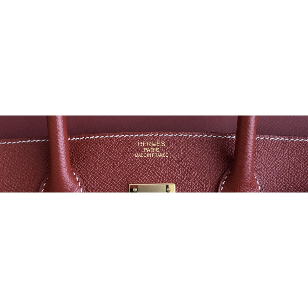 Hermes Birkin 35 Sienne Red Brown Epsom Leather Gold Hardware RARE
