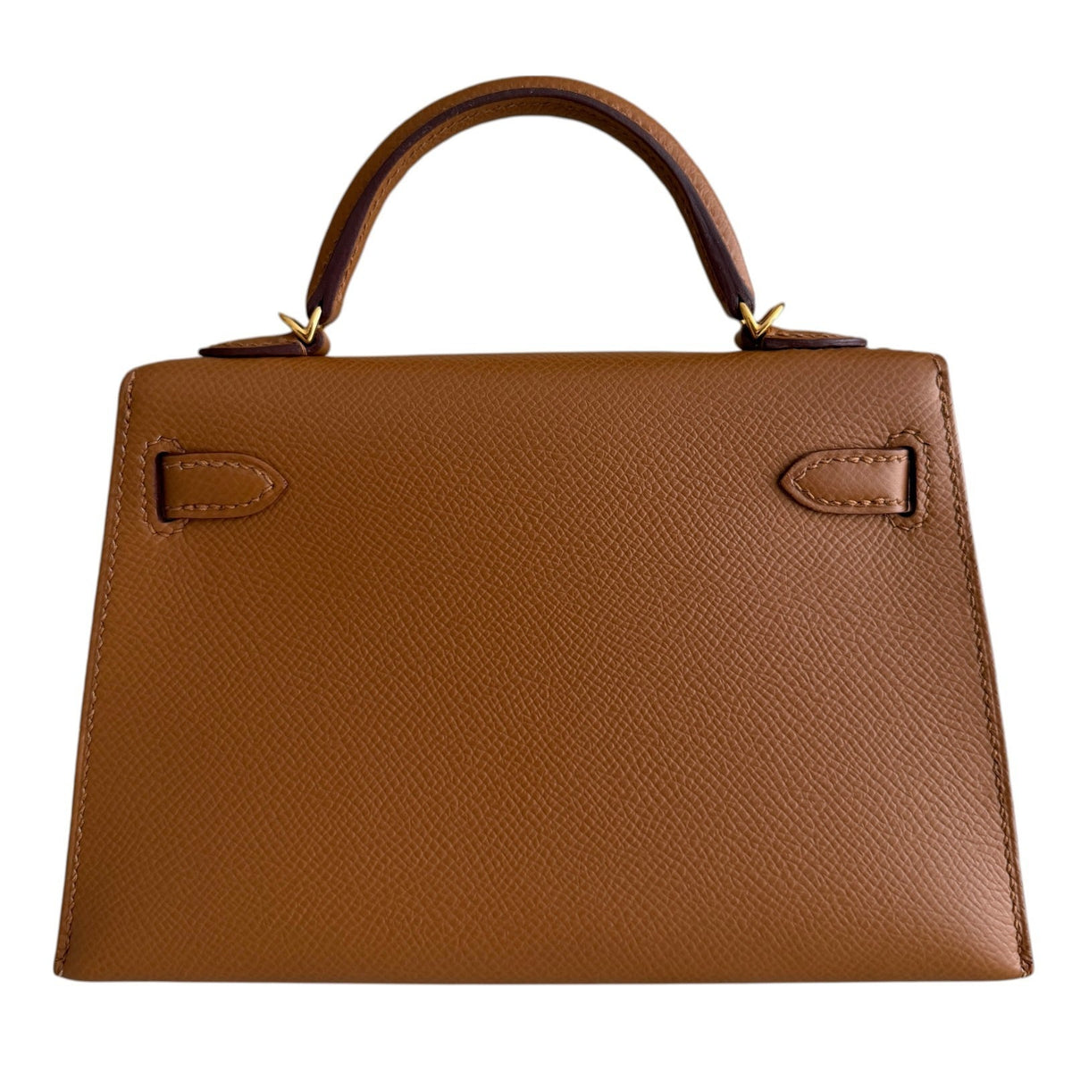 Hermes Kelly Mini 20 Special Order Gold Rouge H Epsom Leather Gold Hardware