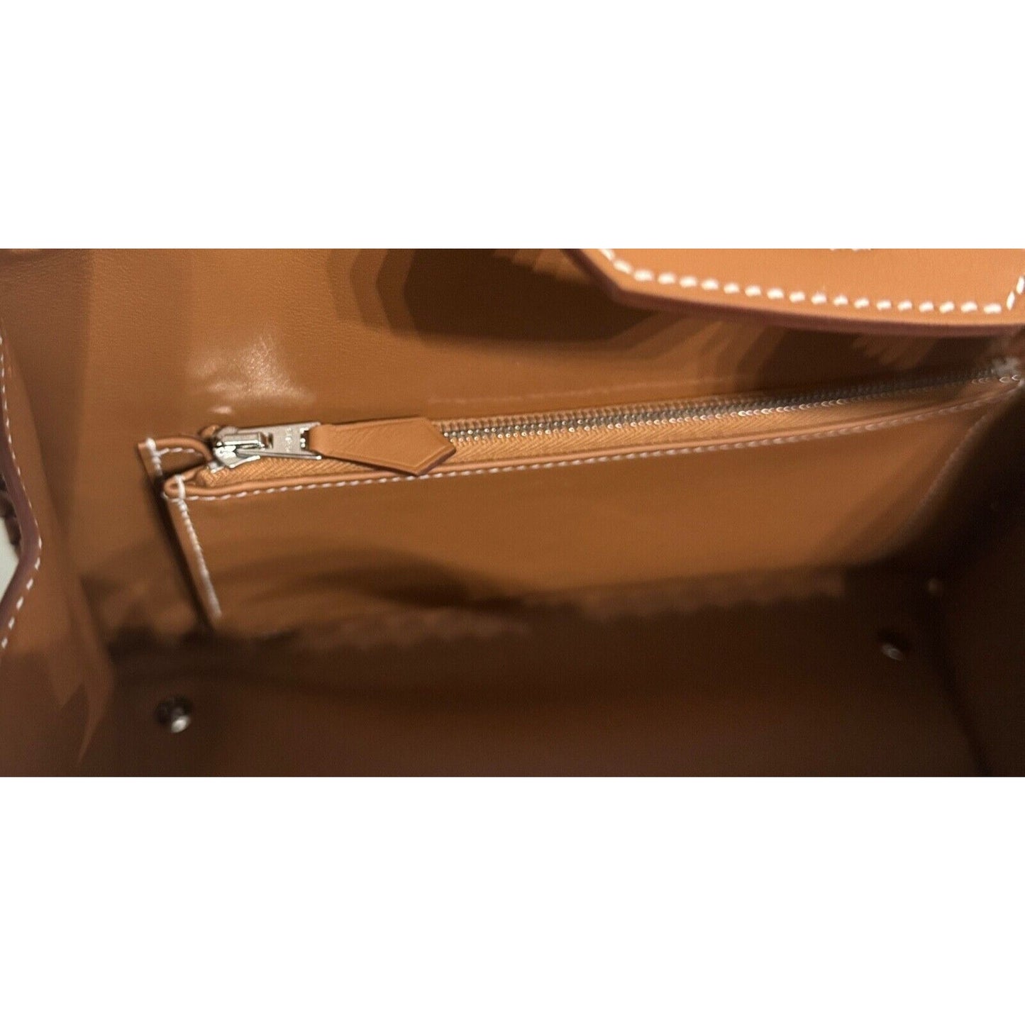 Hermes Limited Edition Birkin 25 Picnic Gold Tan Leather Palladium Hardware RARE