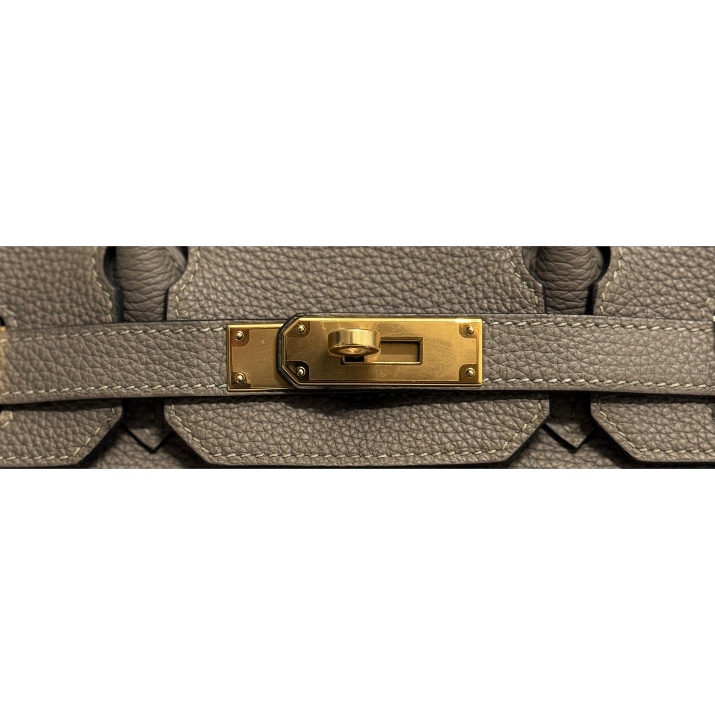 Hermes Birkin 30 Gris Asphalt Gray Togo Leather Gold Hardware