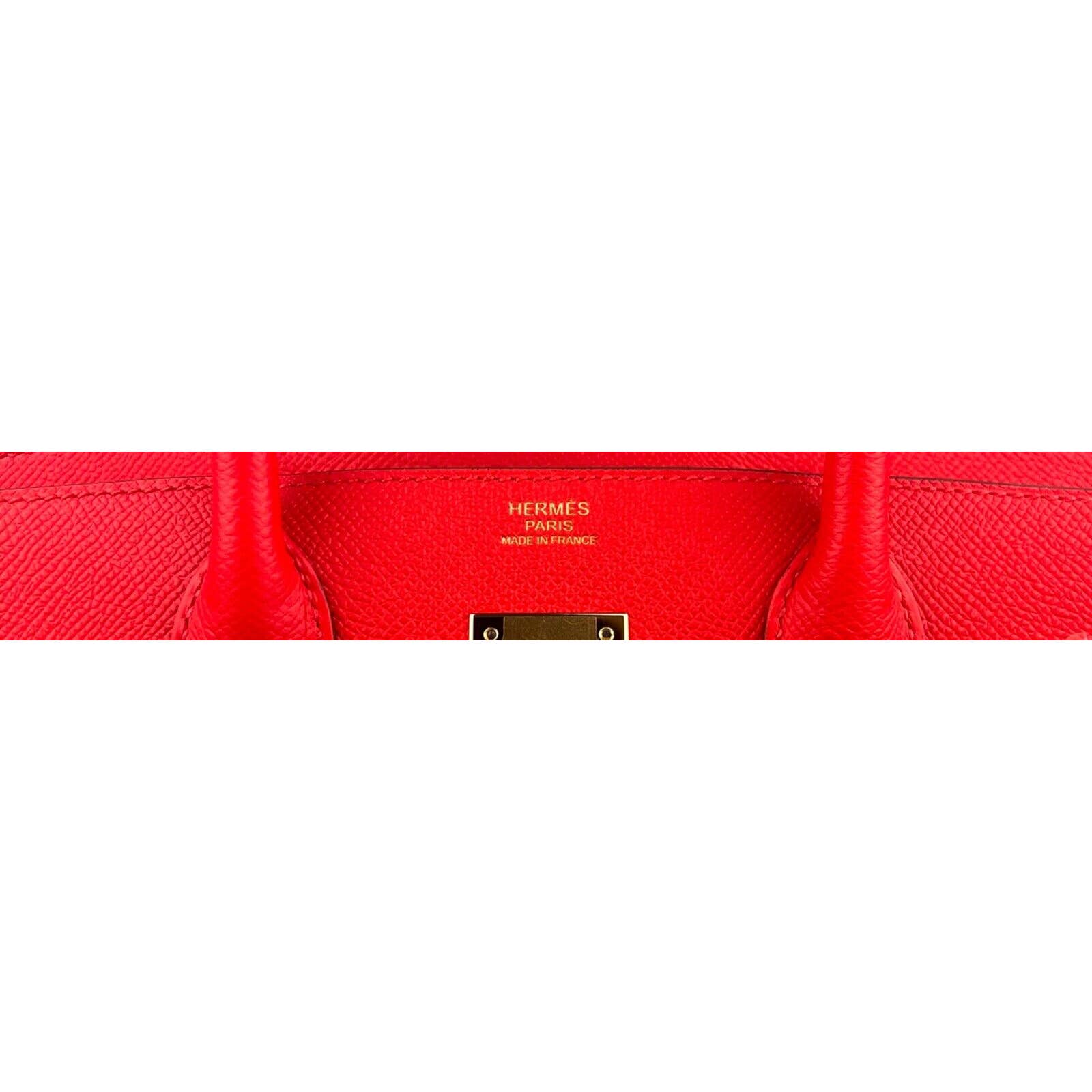 Hermès Birkin 30 Rouge H Sellier Epsom Gold Hardware GHW — The French Hunter