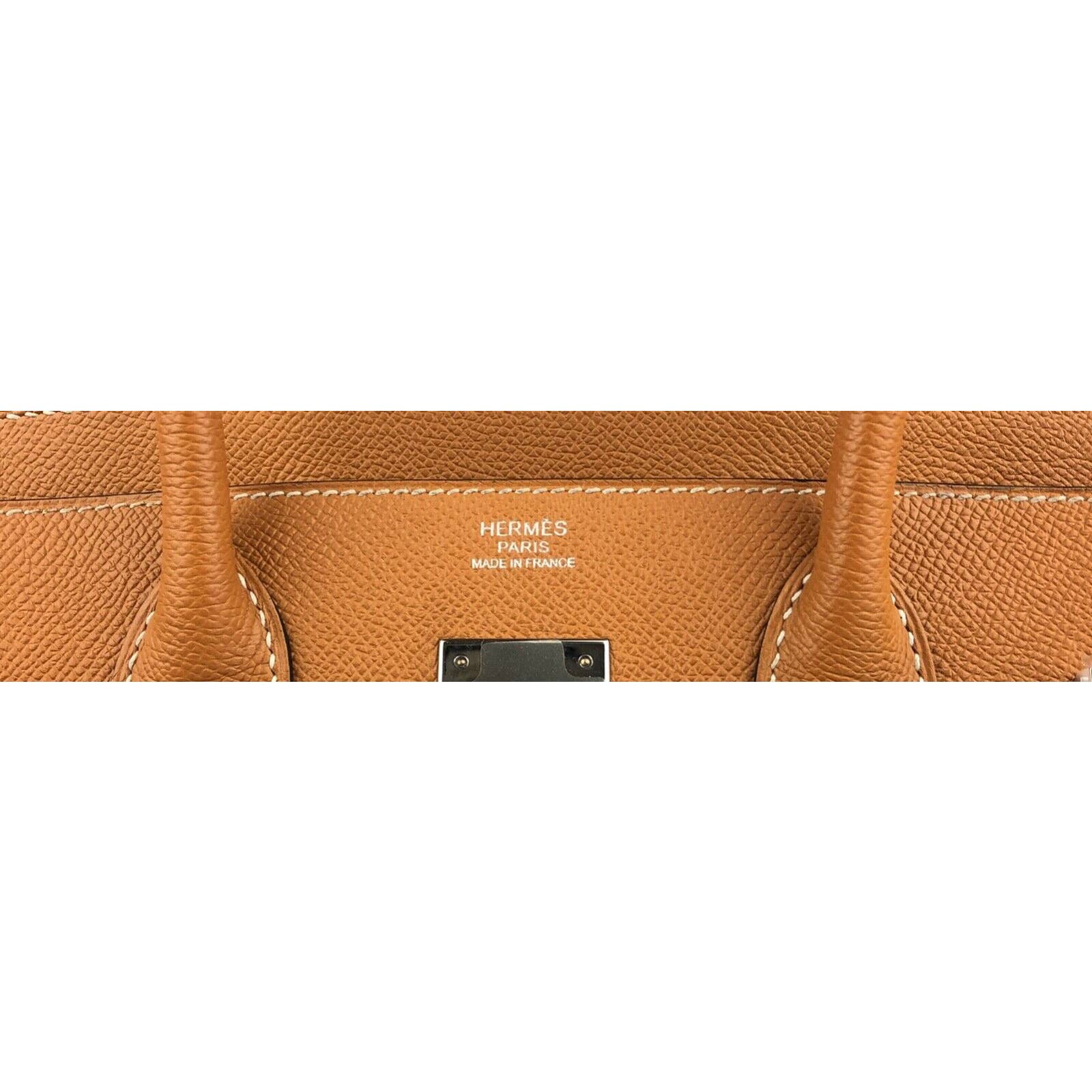 Hermès Birkin 30 Saddle Taurillon Palladium Hardware