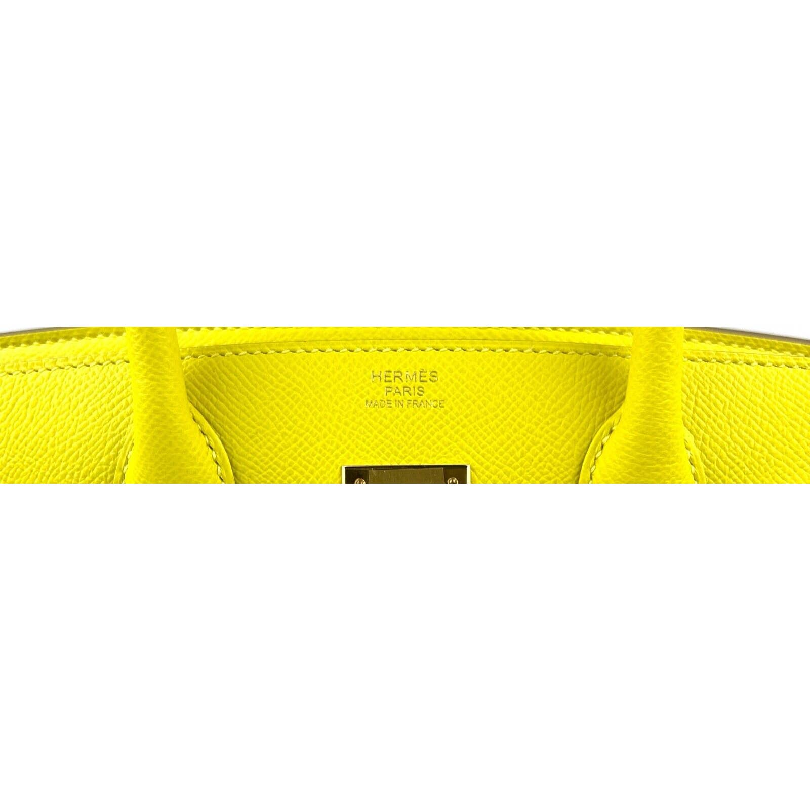 Hermes Birkin 30 Bag Abricot Gold Hardware Epsom Leather New w