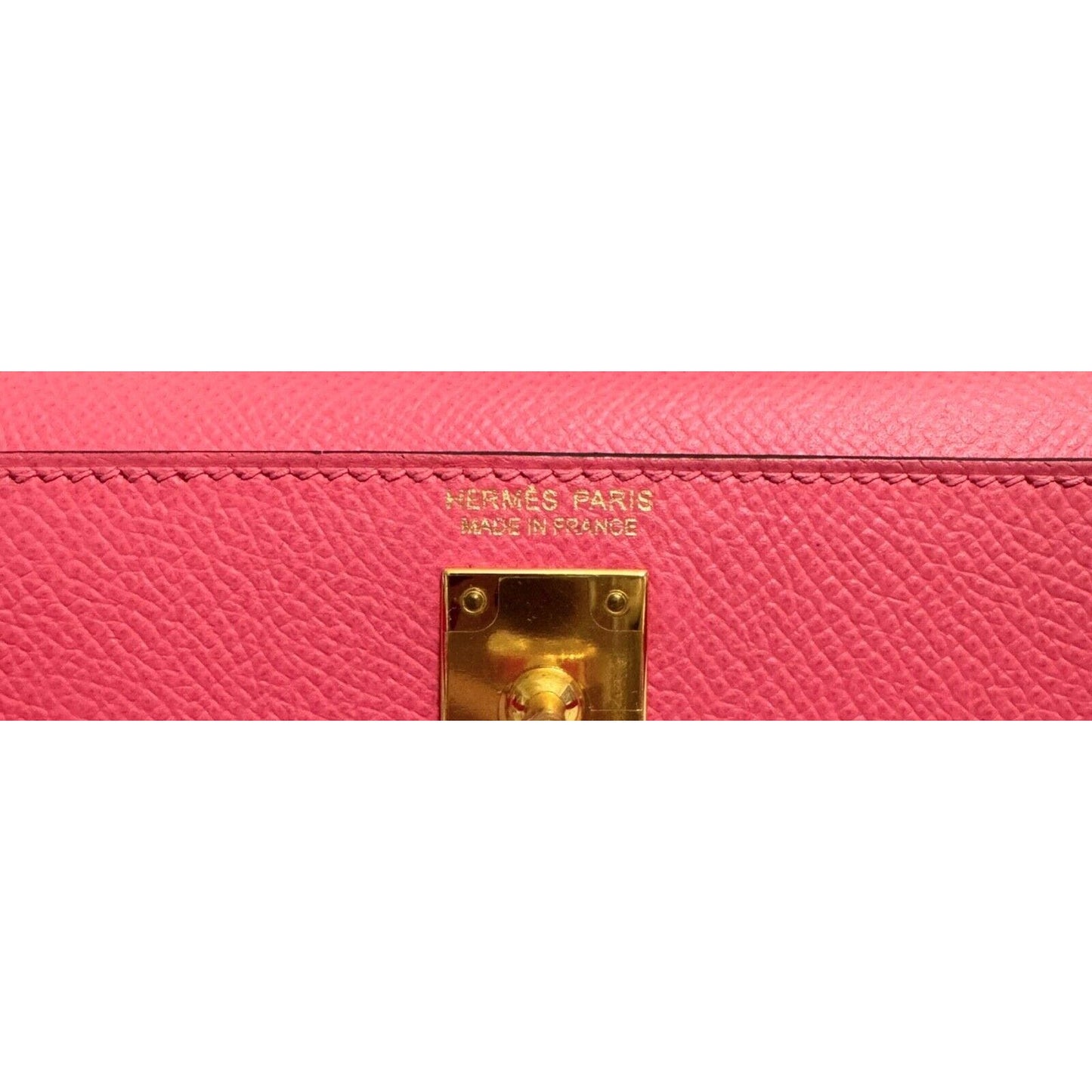 Hermes Kelly Mini 20 Rose Azalea Azalea Pink Epsom Leather Gold Hardware