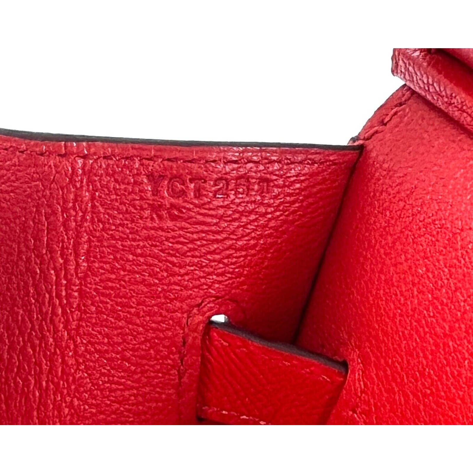 Hermes Birkin 30 Rouge De Coeur Red Epsom Leather Gold Hardware