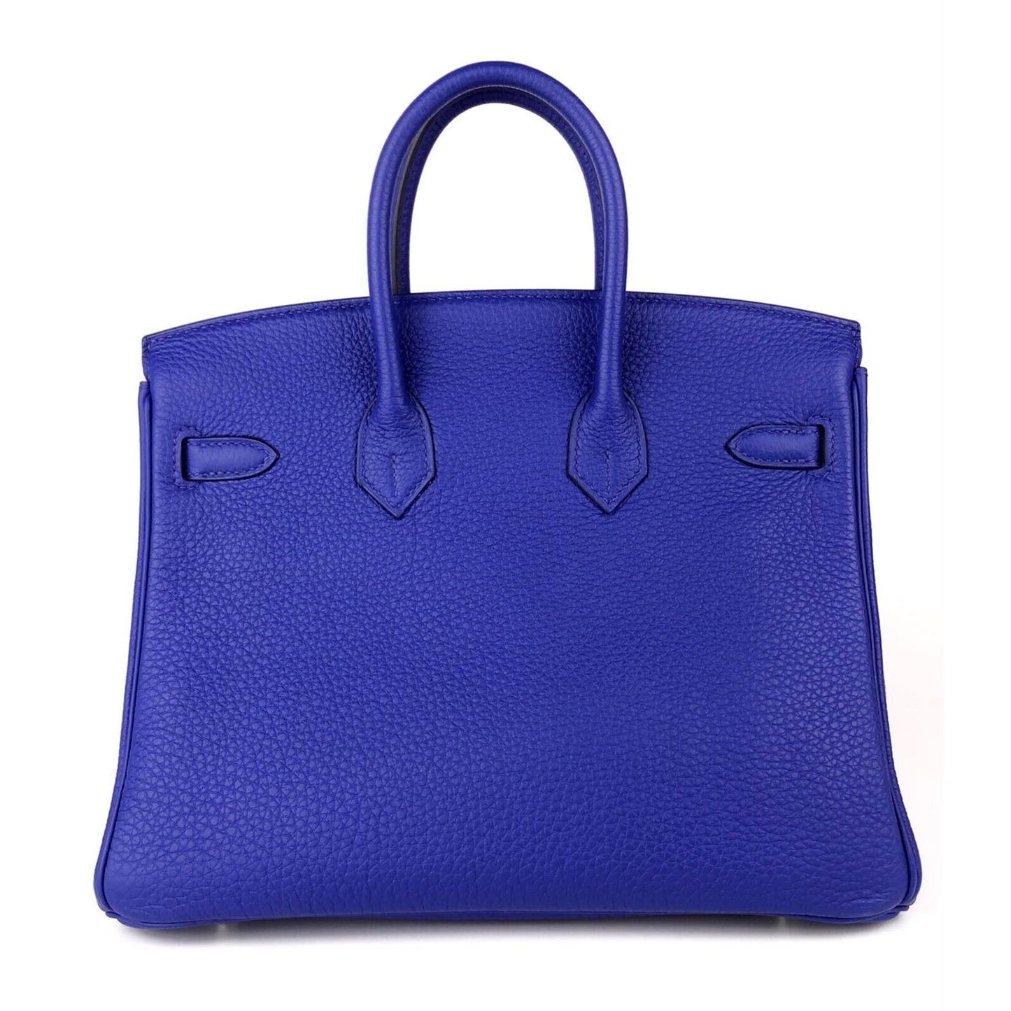 Hermes Birkin 25 Bleu Blue Royal Togo Leather Palladium Hardware Handbag 2022