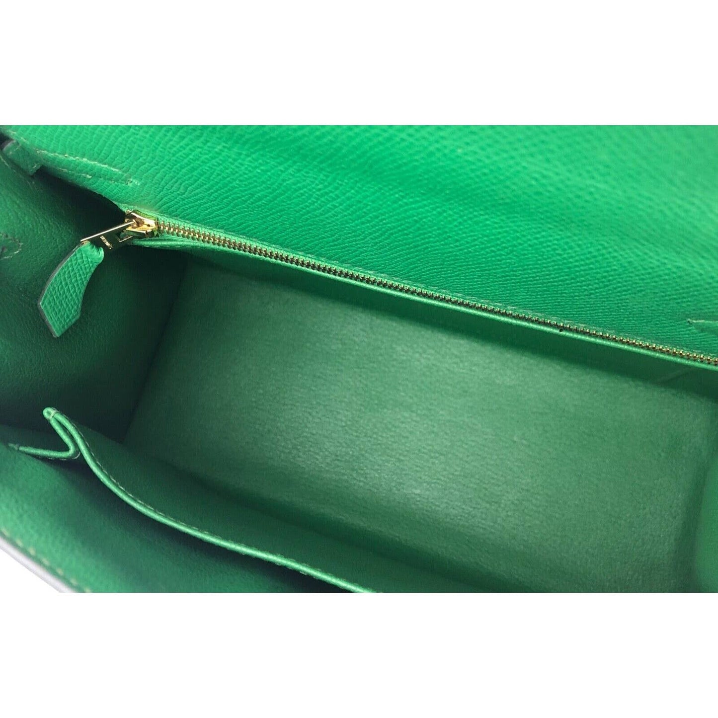 Hermes Kelly 25 Sellier Cactus Green Epsom Leather Gold Hardware Shoulder bag