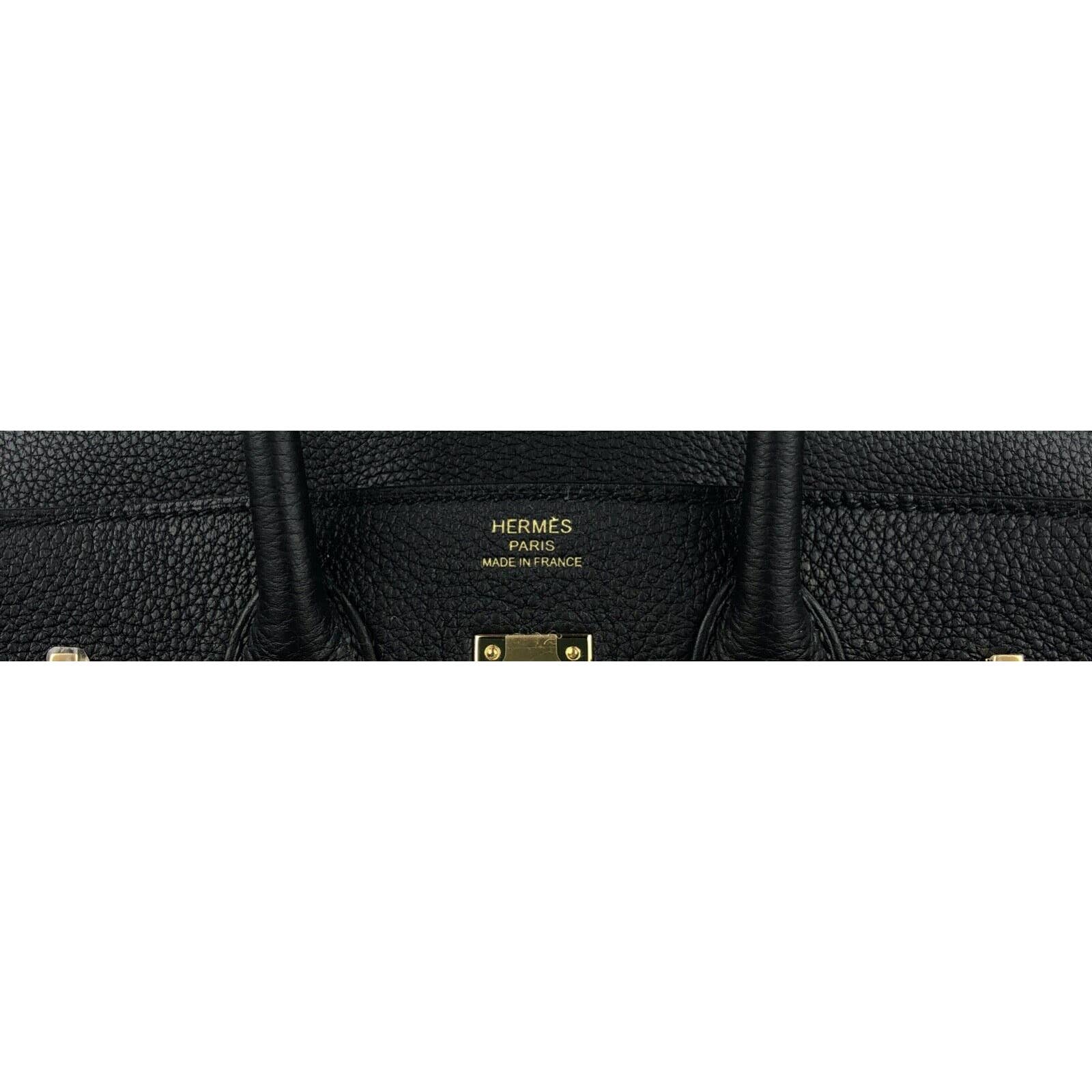 Hermes Birkin Bag 25 Black Togo Silver Hardware in 2023