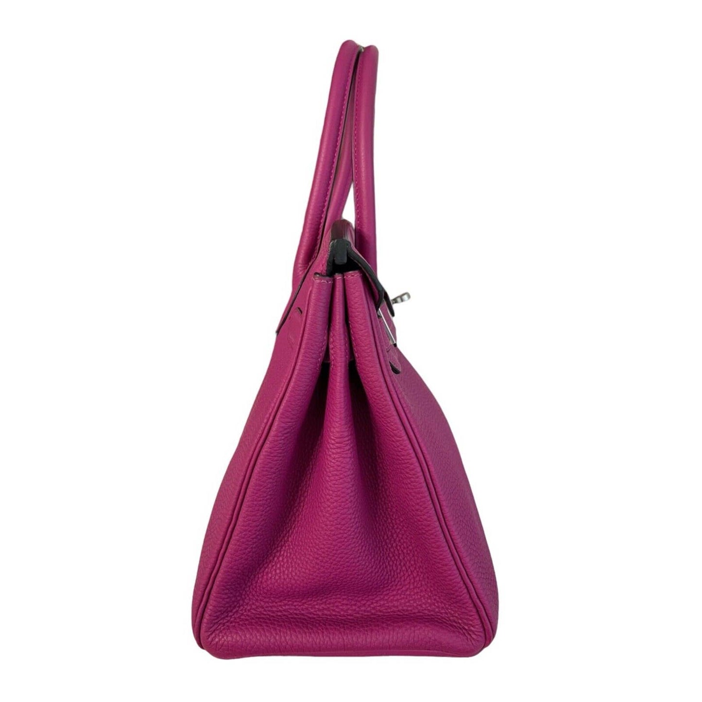 Hermes Birkin 30 Rose Pourpre Pink Purple Bag Handbag Palladium Hardware 2020