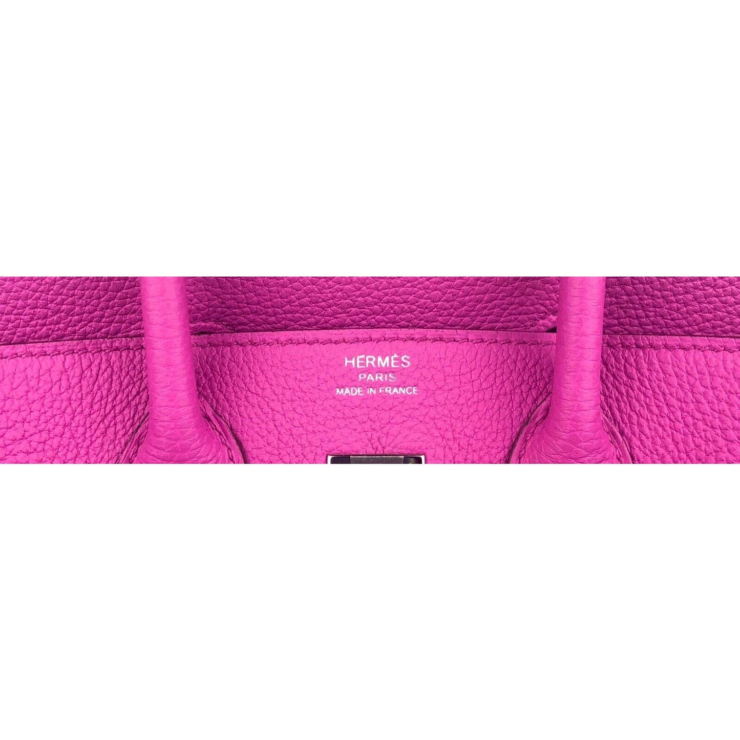 Hermes Birkin 25 Magnolia Pink Purple Togo Handbag Palladium Hardware