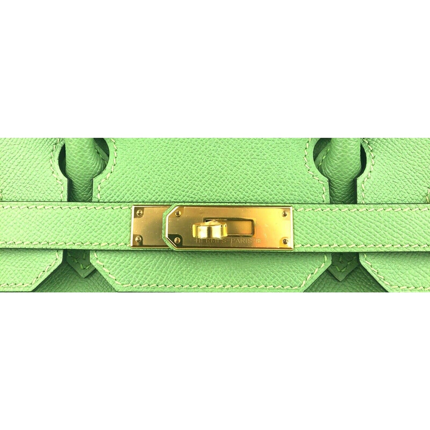 Hermes Birkin 30 Vert Criquet Green Epsom Leather Gold Hardware
