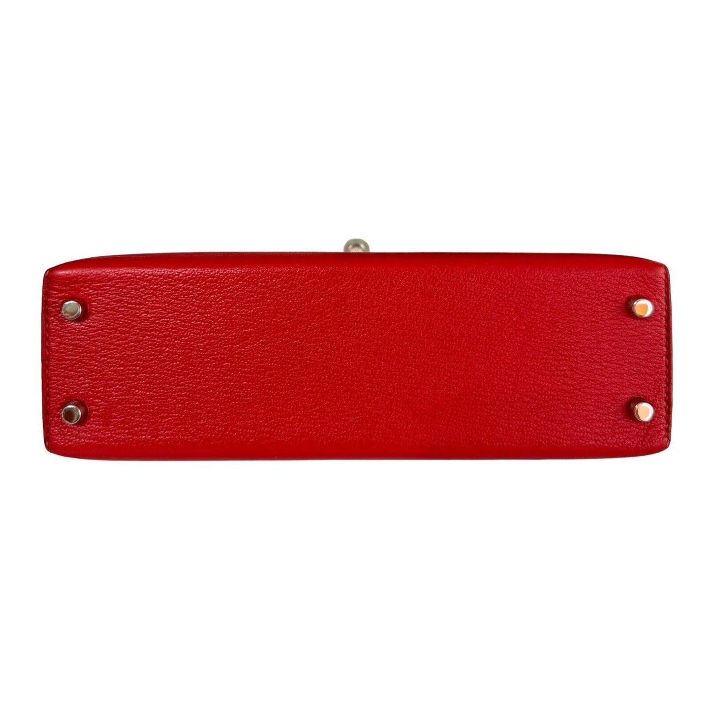 Hermes Kelly Mini 20 Rouge Casaque Chèvre Leather Gold Hardware